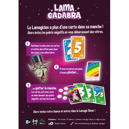 Retrouvez les règles de Lama Cadabra dans un univers magique !