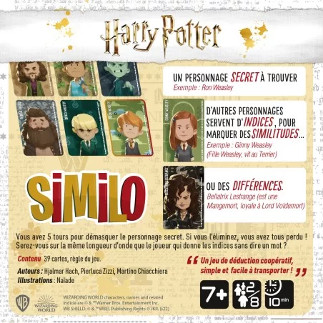 Devinerez-vous le personnage secret de Similo : Harry Potter ?