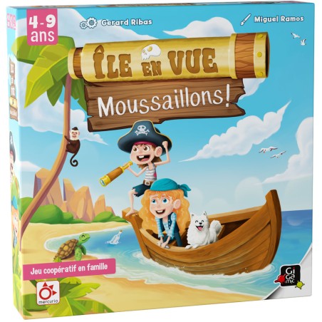 Boîte de jeu pour enfant Île en Vue Moussaillons !