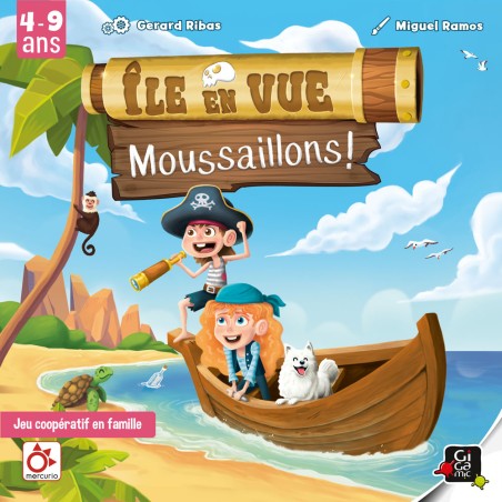 Île en vue Moussaillons : un jeu de société pour enfant coopératif où la mémoire sera votre meilleure alliée !