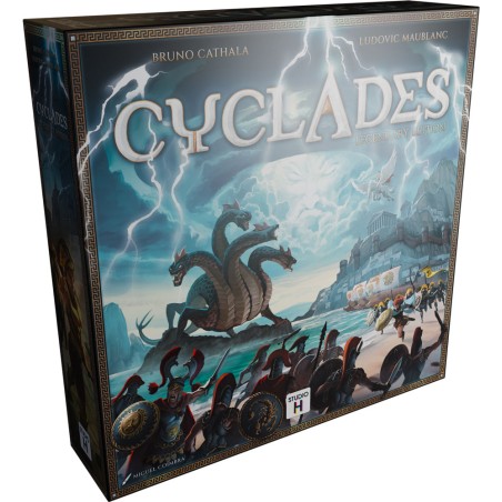 Boite du jeu de stratégie Cyclades