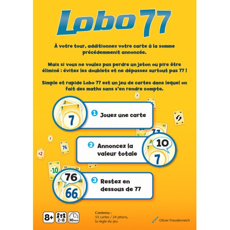 Une explication rapide du jeu de cartes Lobo 77