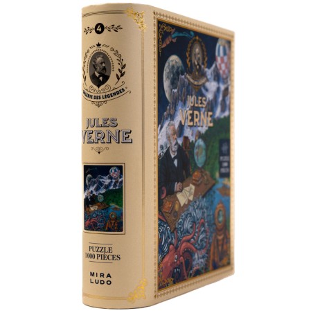 Plongez dans l'univers de Jules Verne avec ce puzzle de 1000 pièces.