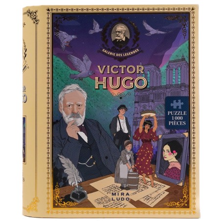 Explorez l'univers de Victor Hugo avec ce puzzle de 1000 pièces.