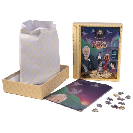 Puzzle de 1000 pièces Victor Hugo, un voyage littéraire à assembler.