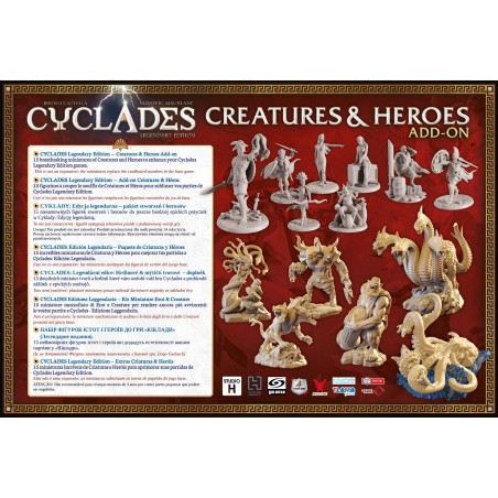 Cyclades: Creatures & Heroes - Donnez vie à vos héros et créatures mythiques