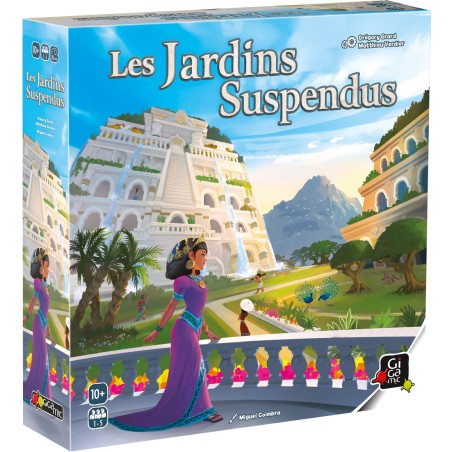 Boîte du jeu de stratégie familiale : Les Jardins Suspendus