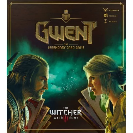 Boîte de GWENT vue de face, présentant le design épique inspiré de l’univers de The Witcher 3