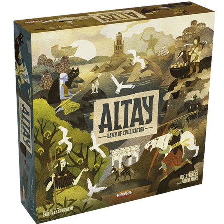 Altay, boîte du jeu de deckbuilding stratégique