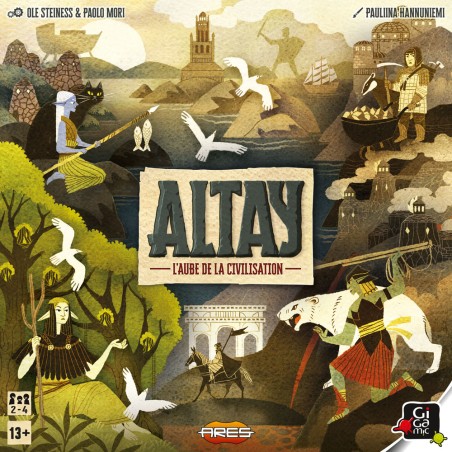 Couverture d'Altay, le jeu de deckbuilding stratégique