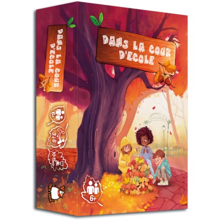 Boîte de La Cour d’École, un jeu familial de collection et d’identité secrète