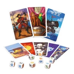 Mille Sabords ! Un jeu de dés où il faudra être le plus audacieux pour gagner les cartes !