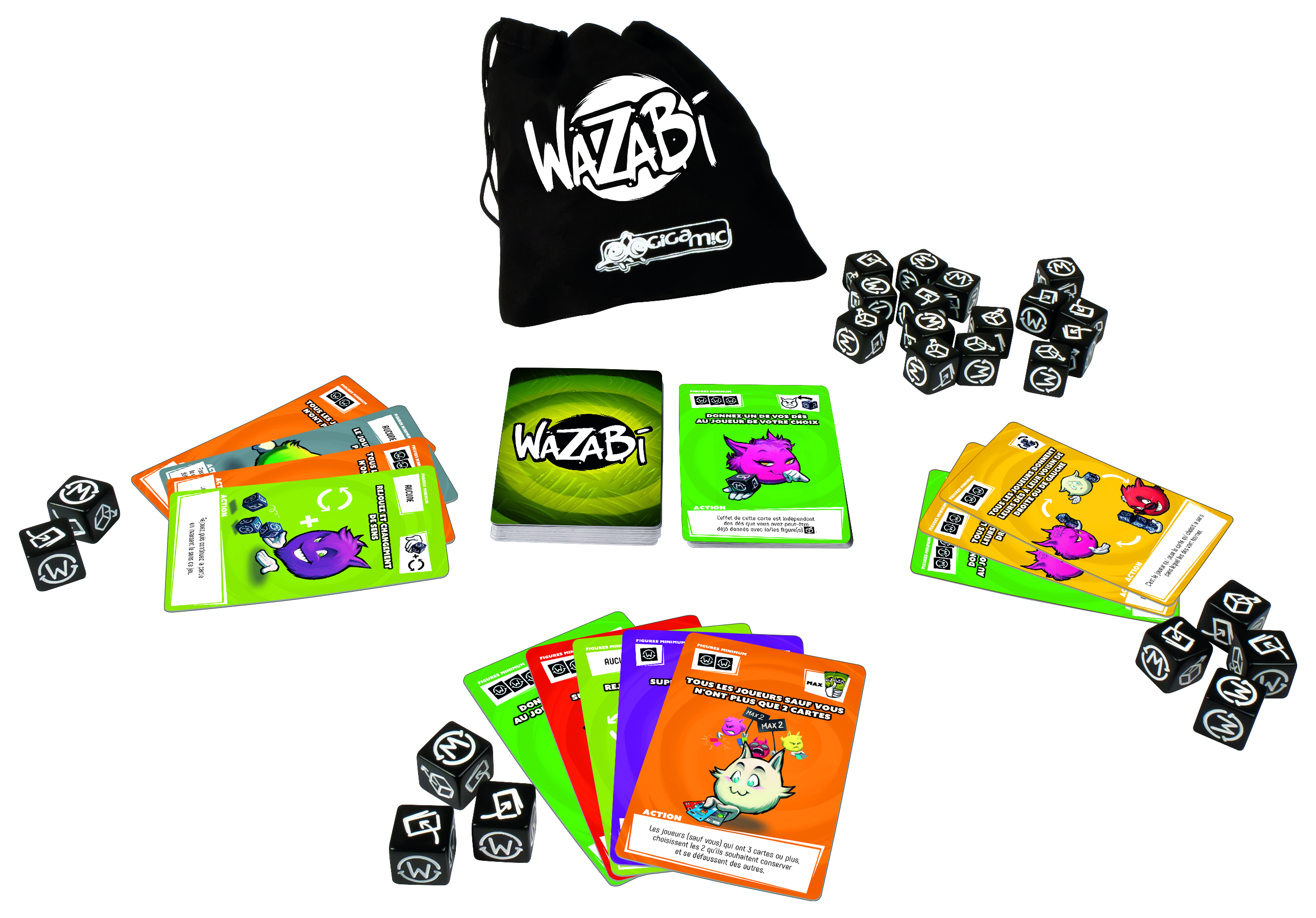 Nouvelle édition de Wazabi ! Le jeu de dé qui arrache !